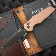 Pro Tech Black TR-3 Integrity INT103 FDE S35VN Manual Folder Pocket Knife New