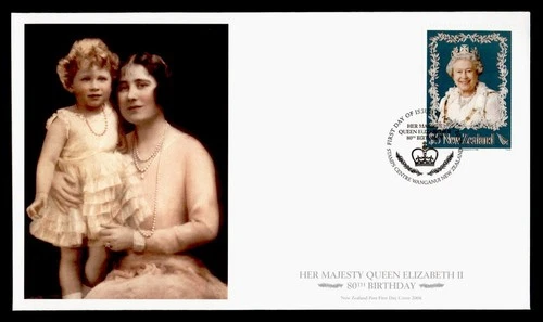 DR WHO 2006 NEW ZEALAND FDC QEII 80TH BIRTHDAY $5 R38975