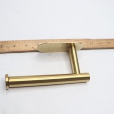 Wall-Mounted Toilet Paper Holder No Punching Gold Stainless Steel