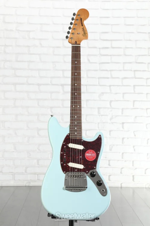 Squier Classic Vibe '60s Mustang Electric Guitar - Sonic Blue