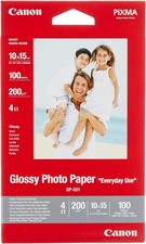 Canon GP 501 Glossy Photo Paper, 10 x 15 cm, 100 Sheets