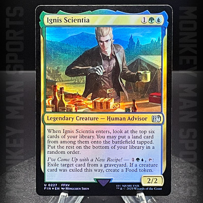 Magic MTG Final Fantasy - Ignis Scientia - FIN U 0227 FOIL MINT