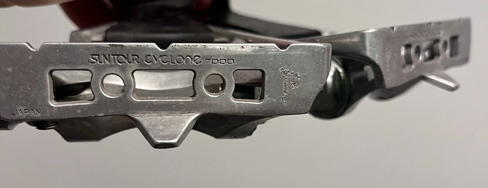 Pedales de pista de turismo para bicicleta de carretera Suntour Cyclone 7000 PL-CL10 de colección  Foto 3 de 4