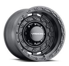 18 Vision Off-road 403 Tactical Satin Black Wheel 18x9.5 8x6.5 Lifted Rim -18mm 18 Vision Off-road 403 Tactical Satin Black Wheel 18x9.5 8x6.5 Lifted Rim -18mm