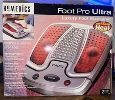 HoMedics Foot Pro Ultra Luxury Foot Massager Infrared Heat Vibrating Multispeed