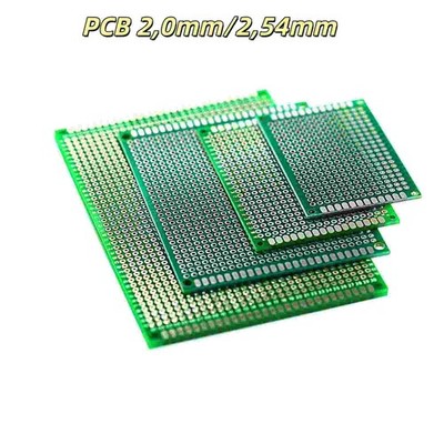 PCB 2,0mm/2,54mm Lochrasterplatine Prototyp Platine Doppelseitig Leiterplatte