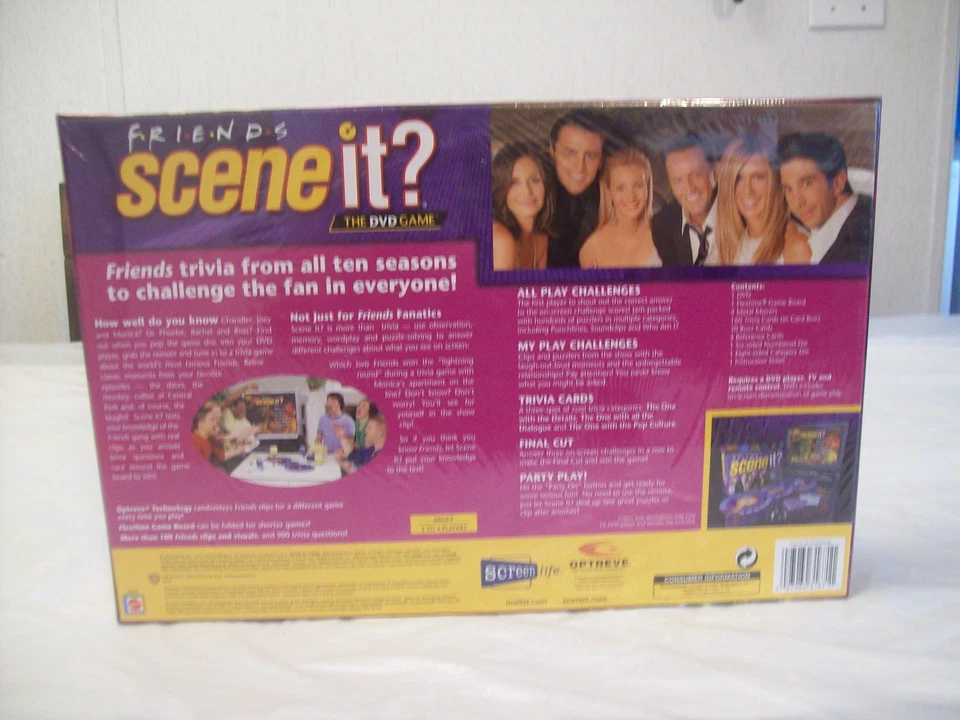 FRIENDS SCENE IT? THE DVD GAME - BRAND NEW & SEALED - 2005 - Image 3 of 4