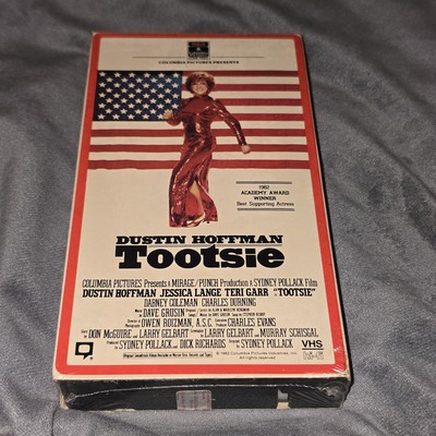 TOOTSIE VHS Sealed 1985 1st Print RCA / Columbia Watermarks Red Border Vtg RARE