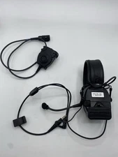 PELTOR ComTac Headset MT15H68FB-08 SV Black With Push To Talk Adaptor