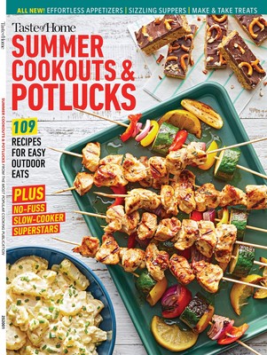 Summer Cookouts & Potlucks- Taste Of Home Magazine- BRAND NEW