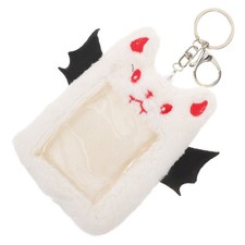 Small Keychain Card Sleeve Plush Photo Holder Case Cute Photocard
