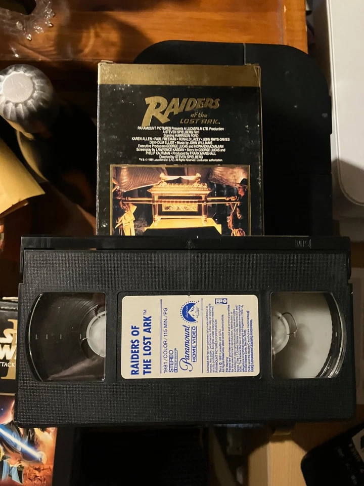 Raiders Of The Lost Ark - 1981 - VHS - Harrison Ford, Karen Allen - Image 2 of 2