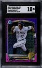 2025 Bowman - Chrome Prospects Konnor Griffin #BCP-86 Fuchsia Refractor /199