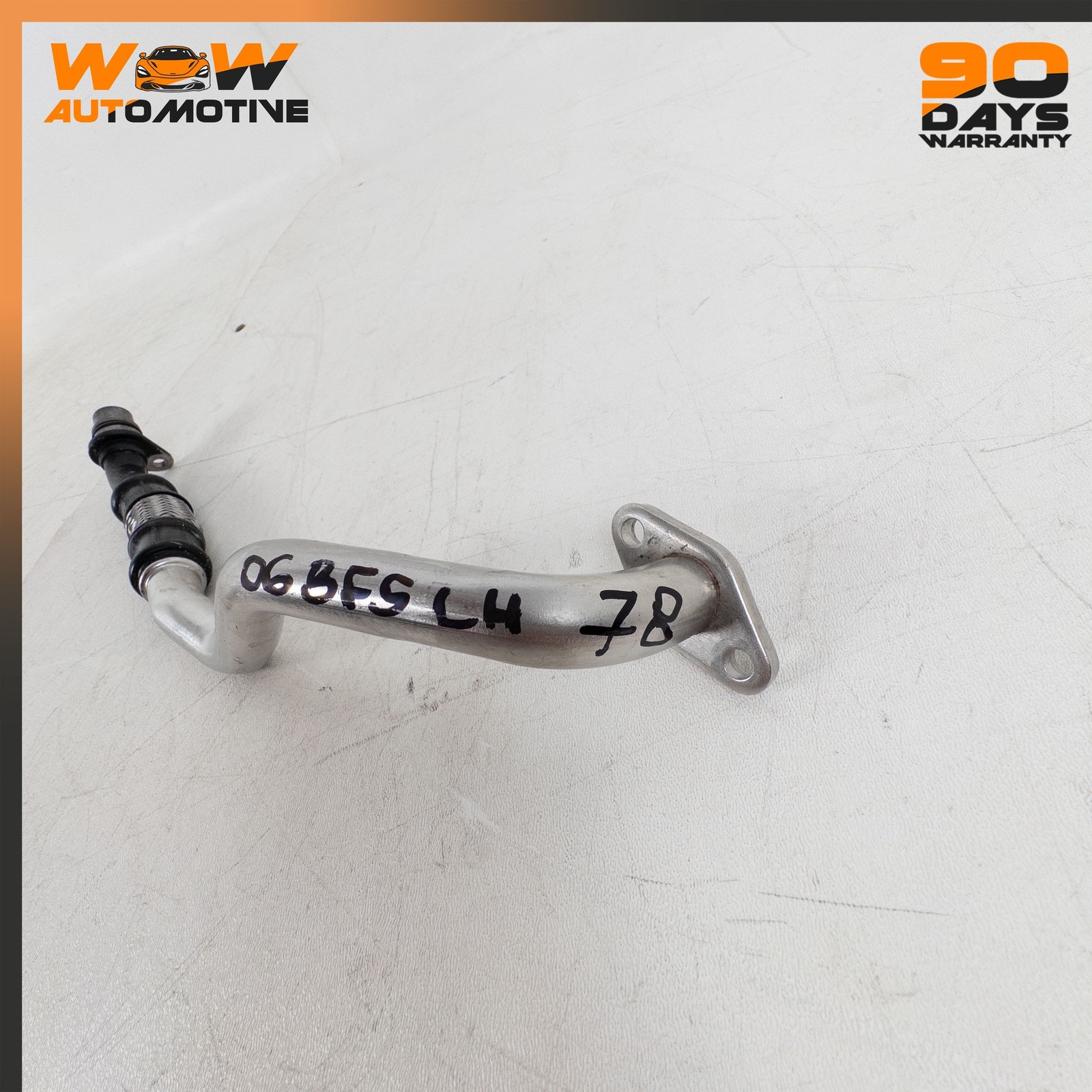 04-19 BENTLEY CONTINENTAL FLYING SPUR GTC LEFT TURBOCHARGER RETURN OIL LINE OEM