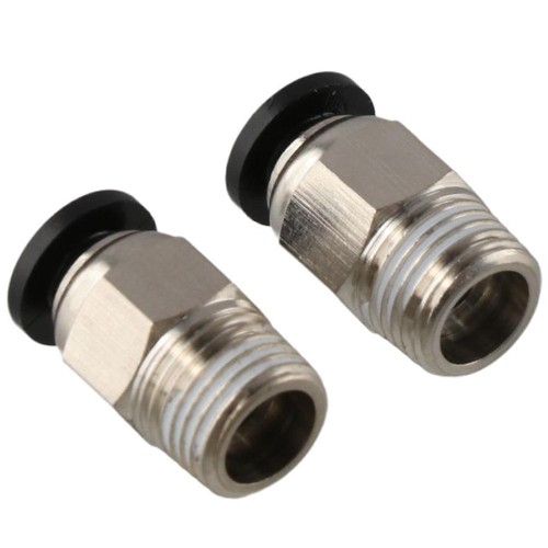Robinetterie PTFE PC4-M6 mâle droit tube PTFE pression raccord extrudeuse - Photo 6/12