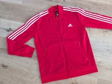 Adidas Damen Classic Sportjacke Gr. M Rot Swe...