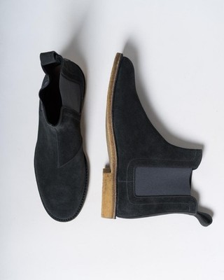 Bottega Veneta $820 NIB Gray Grey Chelsea Boots Slip-On Shoes 38+ eu 6.5 US