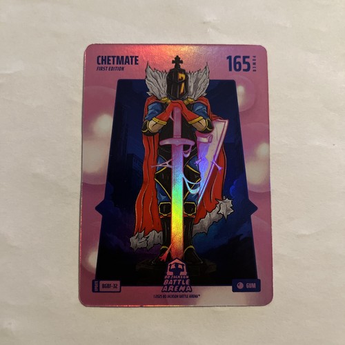 2025 Bo Jackson Battle Arena Alpha Update Chetmate Bubble Gum SSP Chet Holmgren
