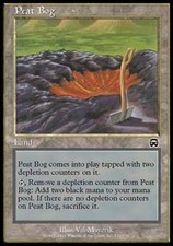 Peat Bog - Heavy Play MTG Mercadian Masques