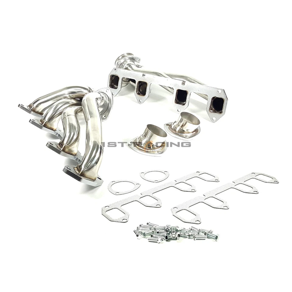 Cabezales de escape para Big Block Ford 332 352 361 390 406 5,4 L 5,8 L 5,9 L 6,4 L 6,6 L Foto 4 de 4