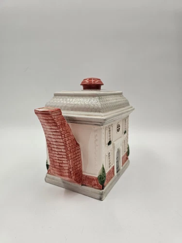 Fitz and Floyd Vintage Chateau teapot 1986 Ceramic Tree Handle - Picture 6 of 18