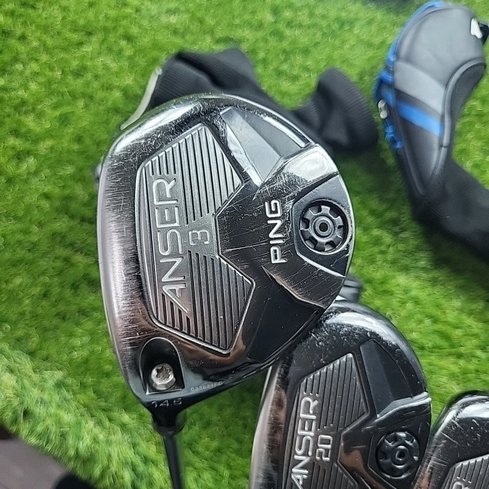 Ping Anser Wood Set 3 Wood, 3 & 4 Hybrids Regular Flex Shafts *LEFT HANDED* - Image 2 of 4