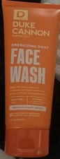 Duke Cannon Energizing Daily Face Wash Exfoliating Cleanser For Men 6oz