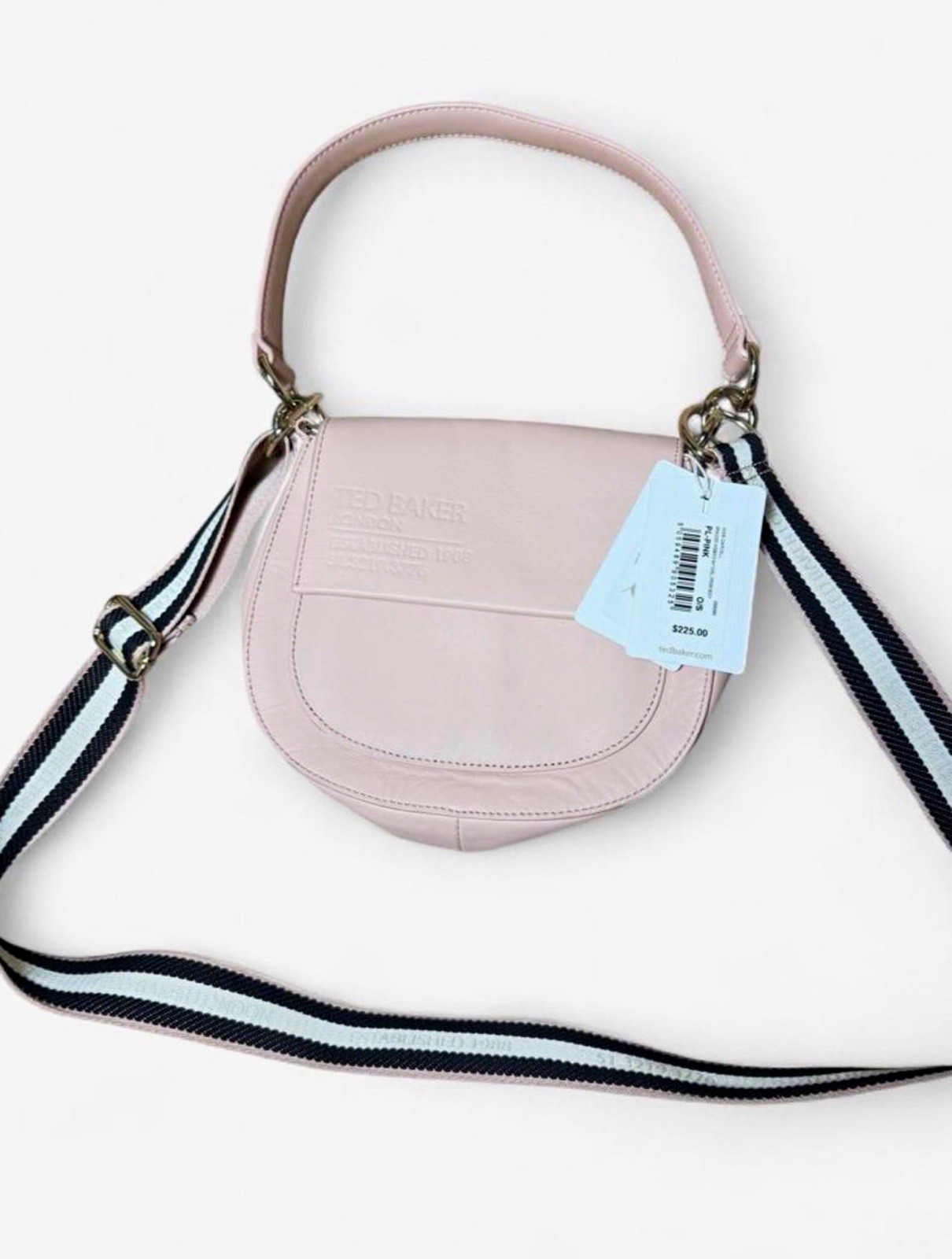 Ted Baker Pink Crossbody Bag Shoulder Purse New With Tags NWT Blush Pink
