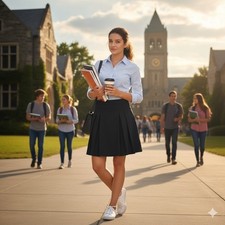 Vintage GAP Womens Size 8 Pleated Skirt Black Midi Preppy Modest Wool Blend Y2K