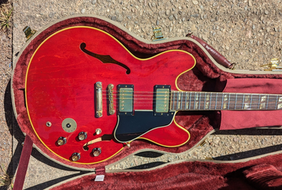 j*0様 Gibson ES-345 【美品】再出品 1966 Gibson ES-345 TDCV Cherry Red Semi-Hollow Electric Guita | eBay