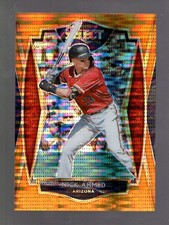 2021 Nick Ahmed Panini Select #159 Orange Pulsar 6/18 Diamondbacks