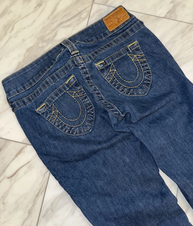 Vintage Made In USA True Religion Jeans Size 28x32 Blue Y2K 90s Rare VTG - Image 2 of 4
