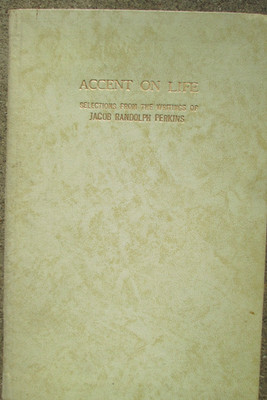 Accent on Life by Jacob Randolph Perkins Newspaper Columnist by Emarines HC 1959
