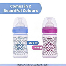 Chicco WellBeing 150 ml Feeding Bottle, Advanced Anti-Colic System, Soft