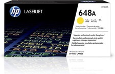 HP 648A CE262A Yellow Toner Cartridge Genuine New Sealed Box Free Ship