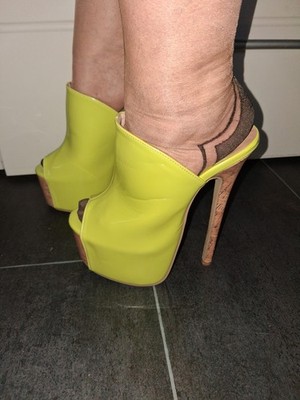 Extrem High Heels Absatz 17 cm Lack