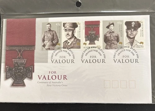 Australia FDC 2000 Centenary Of Australia’s 1st Victoria Cross For Valour