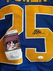 NHL  STAR OWEN POWER SIGNED BUFFALO SABRES JERSEY WITH JSA