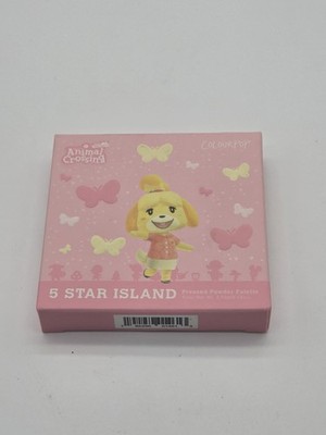 Colourpop x Animal Crossing 5 Star Island Isabelle Quad Eyeshadow Palette NIB!