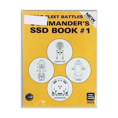 Task Force SFB Commander's SSD Book #1 (Revised Ed) VG+