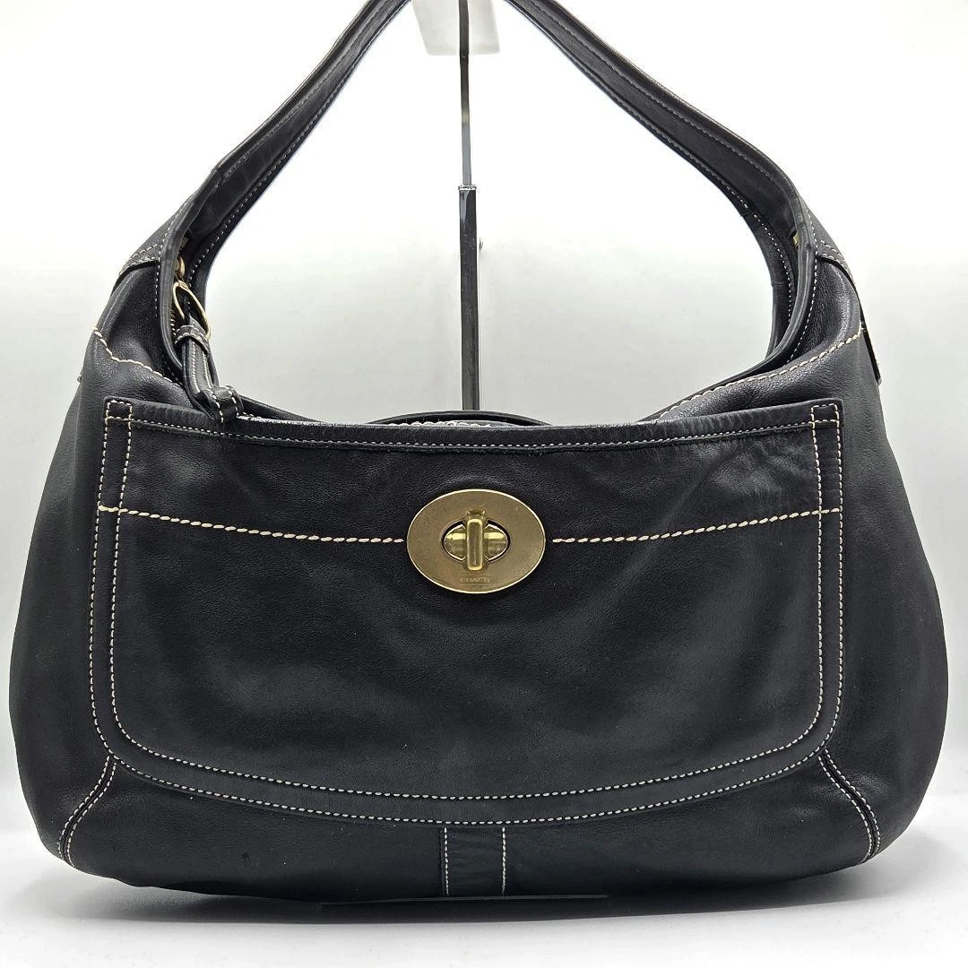 Coach Turn Lock Solid Bags & Handbags for Women for sale | eBay