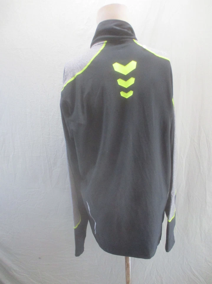 Road Runner Talla M Para Hombre Negro Manga Larga 1/2 Cremallera Logo Ropa Activa Pull Over 641 Foto 4 de 4