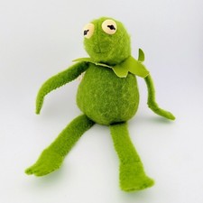 Kermit the Frog Doll 1979 Fisher Price 864 Muppet Beanbag Toy