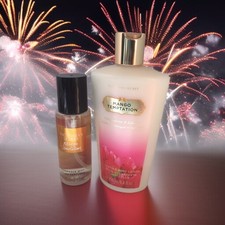 Victoria's Secret MANGO TEMPTATION 8.4 oz Body Lotion and Fragrance Mist 2.5 oz