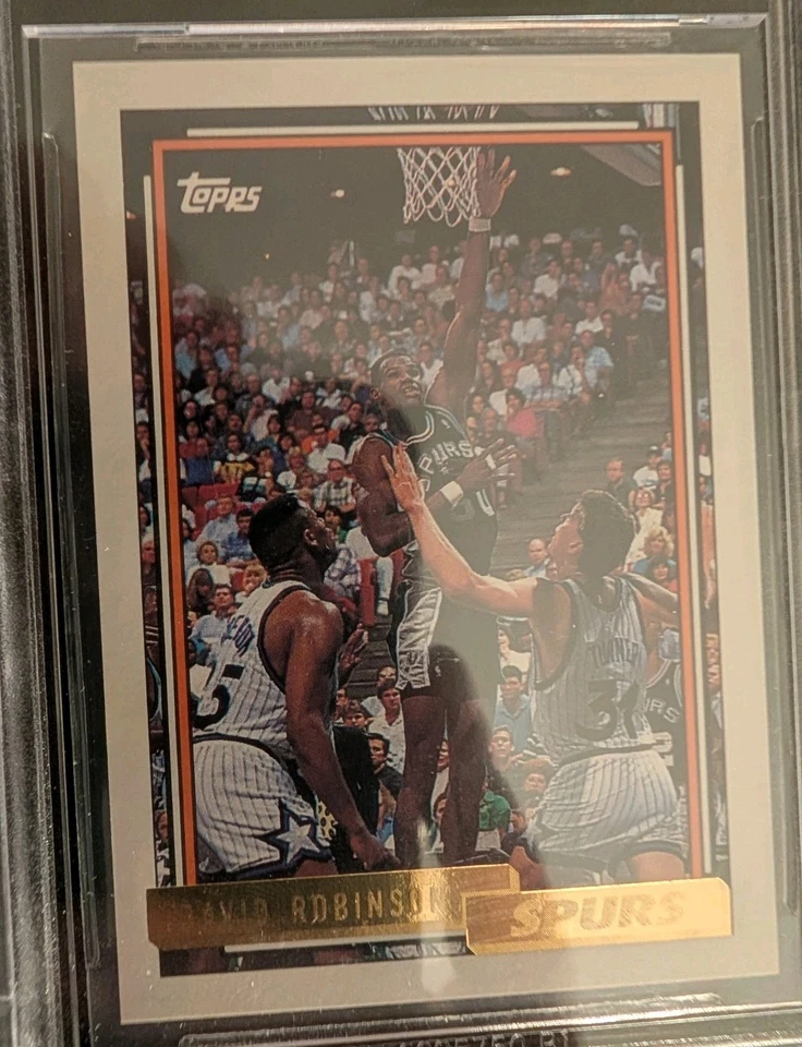 1992-93 Topps Gold #277 David Robinson BGS 10 PRISTINE Pop 1 - Image 3 of 4