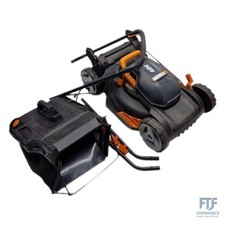 WORX WG743E Akku-Rasenm&auml;her 40V - Ohne Akkus, Ladeger&auml;t und Mulcher