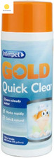 Gold Quick Clear for Goldfish Bowls, Fish Tanks, Aquariums, Clears Cloudy Water