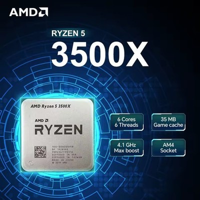 Processor AMD Ryzen 5 3500X Socket AM4 CPU 6-core 6-thread DDR4 4.1 GHz