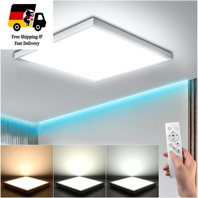 LED Deckenlampe Dimmbar mit Fernbedienung 36 W 3000-6