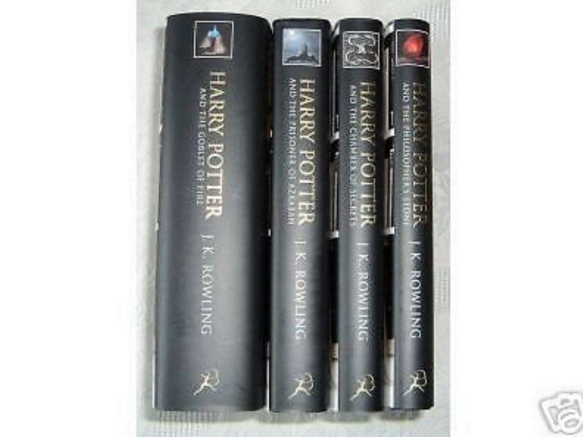 HARRY POTTER 4 Adult HARDBACK Rare First Edition 1st Print Books